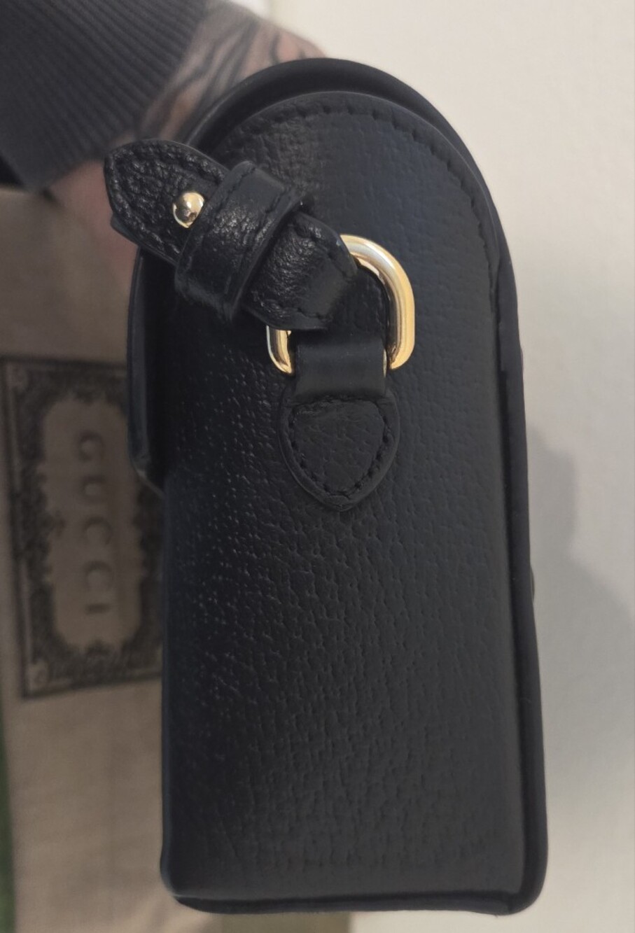 Gucci Horsebit 1955 Mini Bag – Black Leather – New – Full Set + COA - Picture 5 of 9